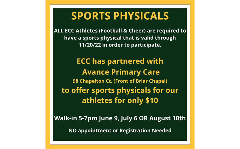 2022 Sports Physicals